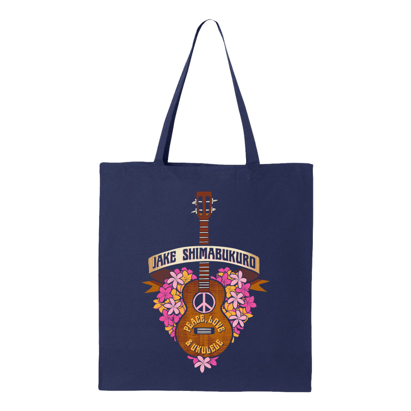 Peace Love Ukulele Tote Bag – Jake Shimabukuro Official Merchandise